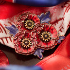 Laurence Llewelyn-Bowen Three Poppies Brooch